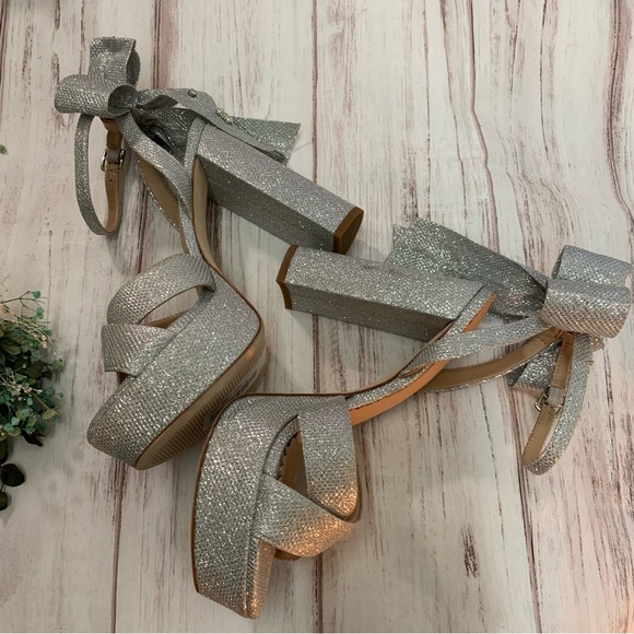 ANTONIO MELANI x Nicola Bathie Lila Bow Detail Platform Dress Sandals - Picture 9 of 13